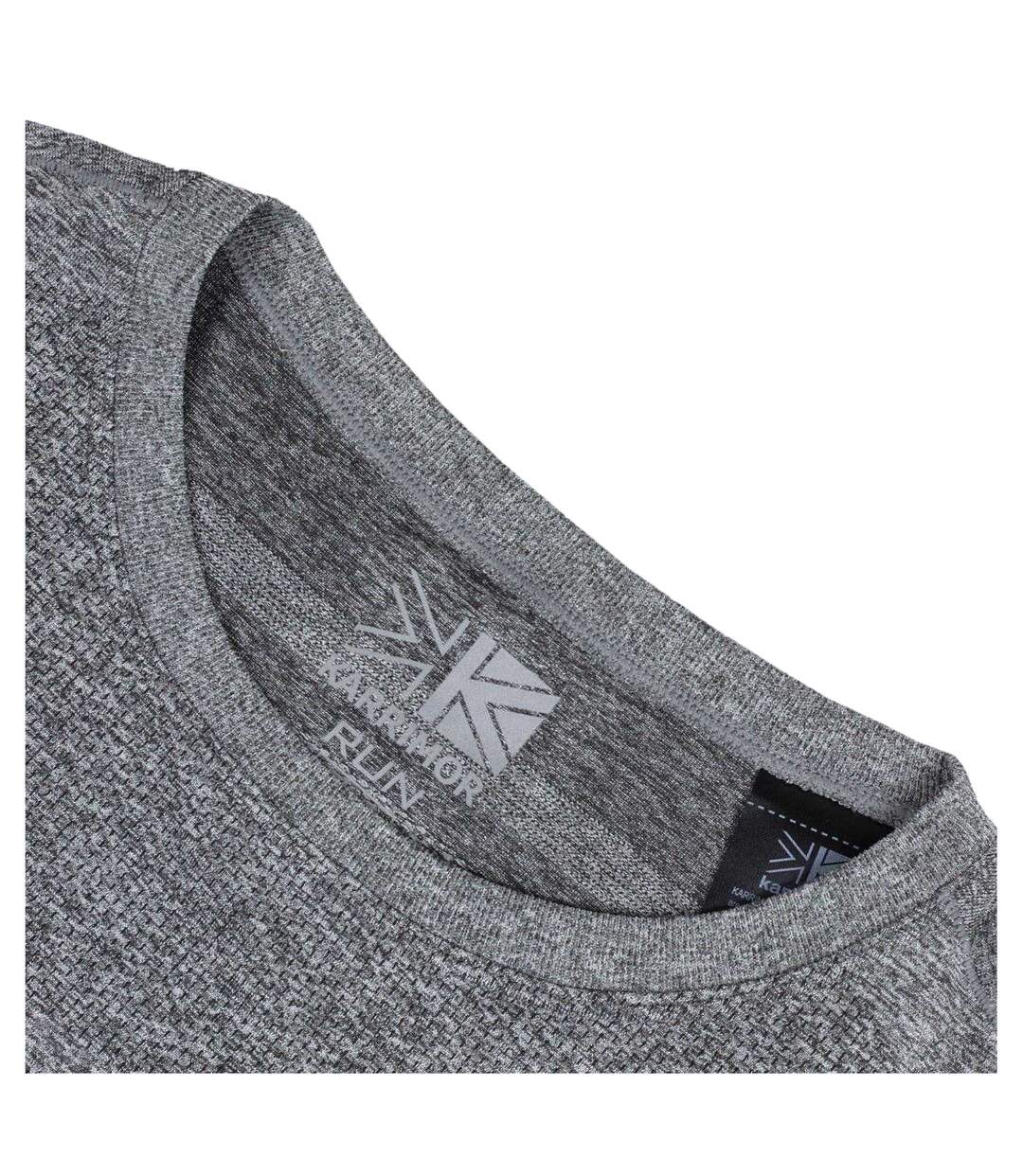 Mens Xlite Running T-shirt Grey Marl Karrimor-3
