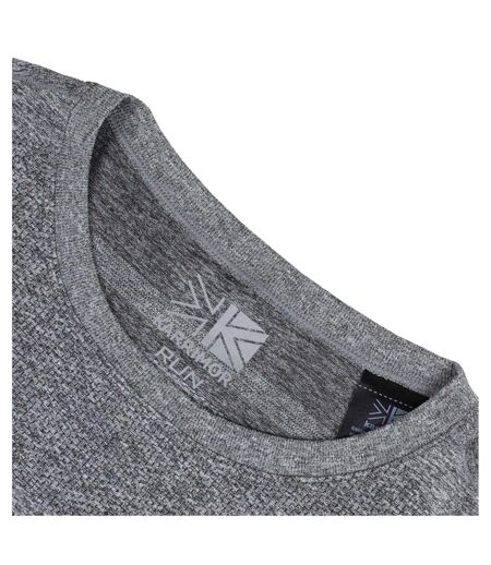 Mens Xlite Running T-shirt Grey Marl Karrimor