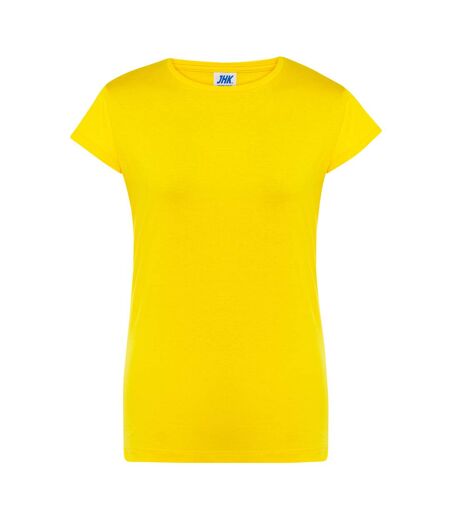 T-shirt Comfort Femme Jaune Or JHK