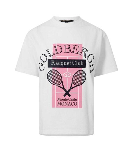T-shirt Manches Courtes Femme Blanc Slam