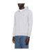 Mens Logo Relaxed Fit Long-sleeved Hoodie Silver Grey Lacoste-4