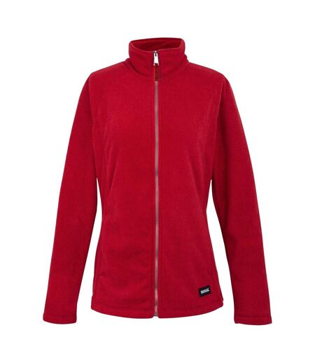 Womens/ladies mayse full zip fleece jacket high risk red marl Dare 2B