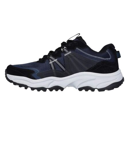 Mens Vigor At Richwood Leather Trainers Navy Grey Skechers