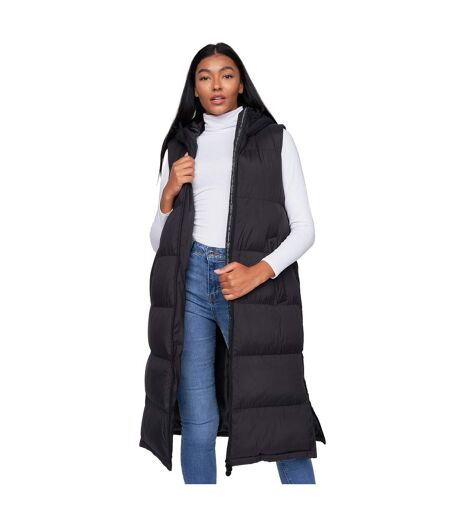 Veste Sans Manches Alaiya Femme Noir Crosshatch