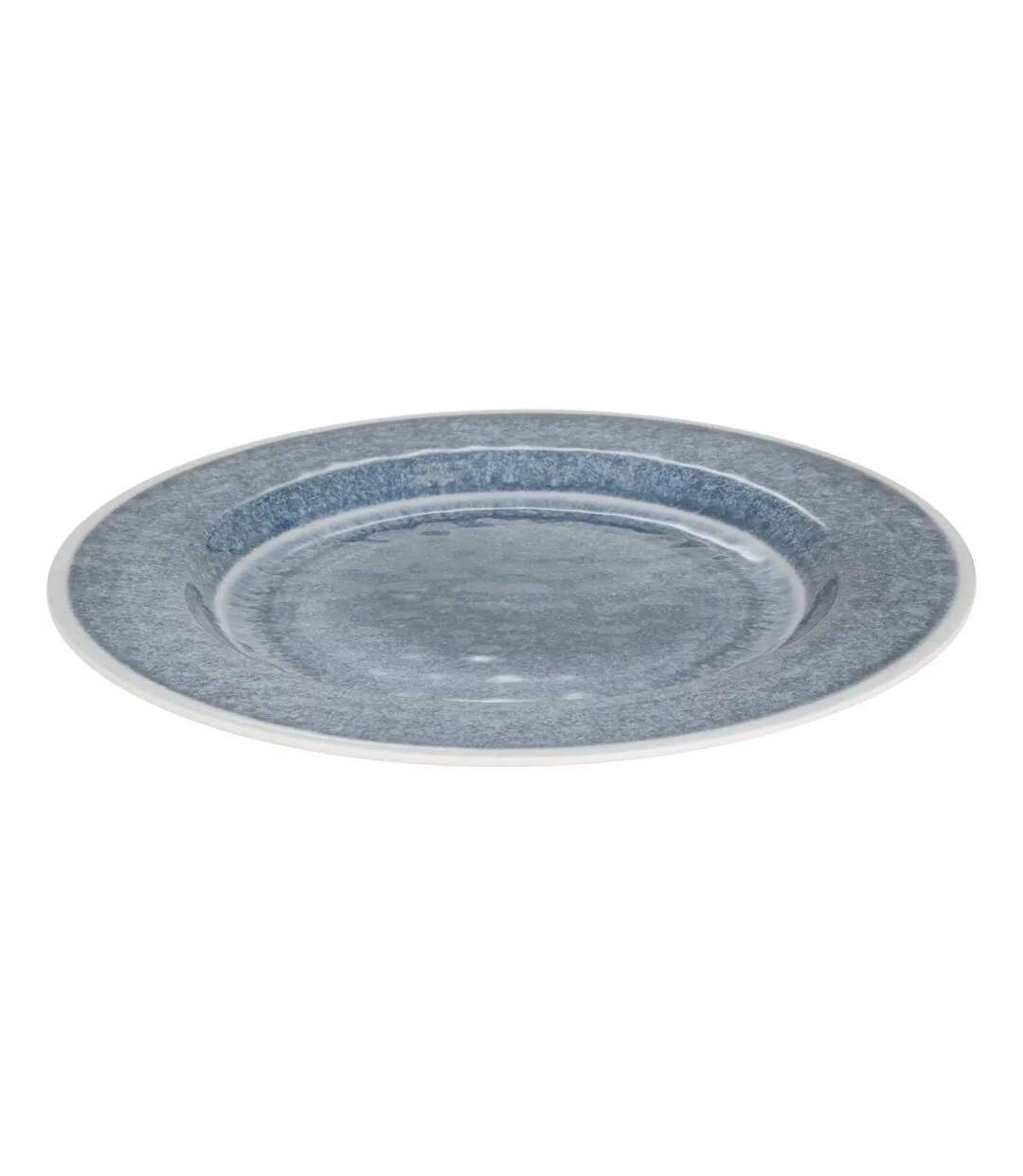 Lot de 6 Assiettes Plates Fanny 28cm Bleu-2