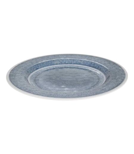 Lot de 6 Assiettes Plates Fanny 28cm Bleu