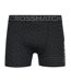 Boxers Buzzard Homme Gris Marl Noir Crosshatch-4