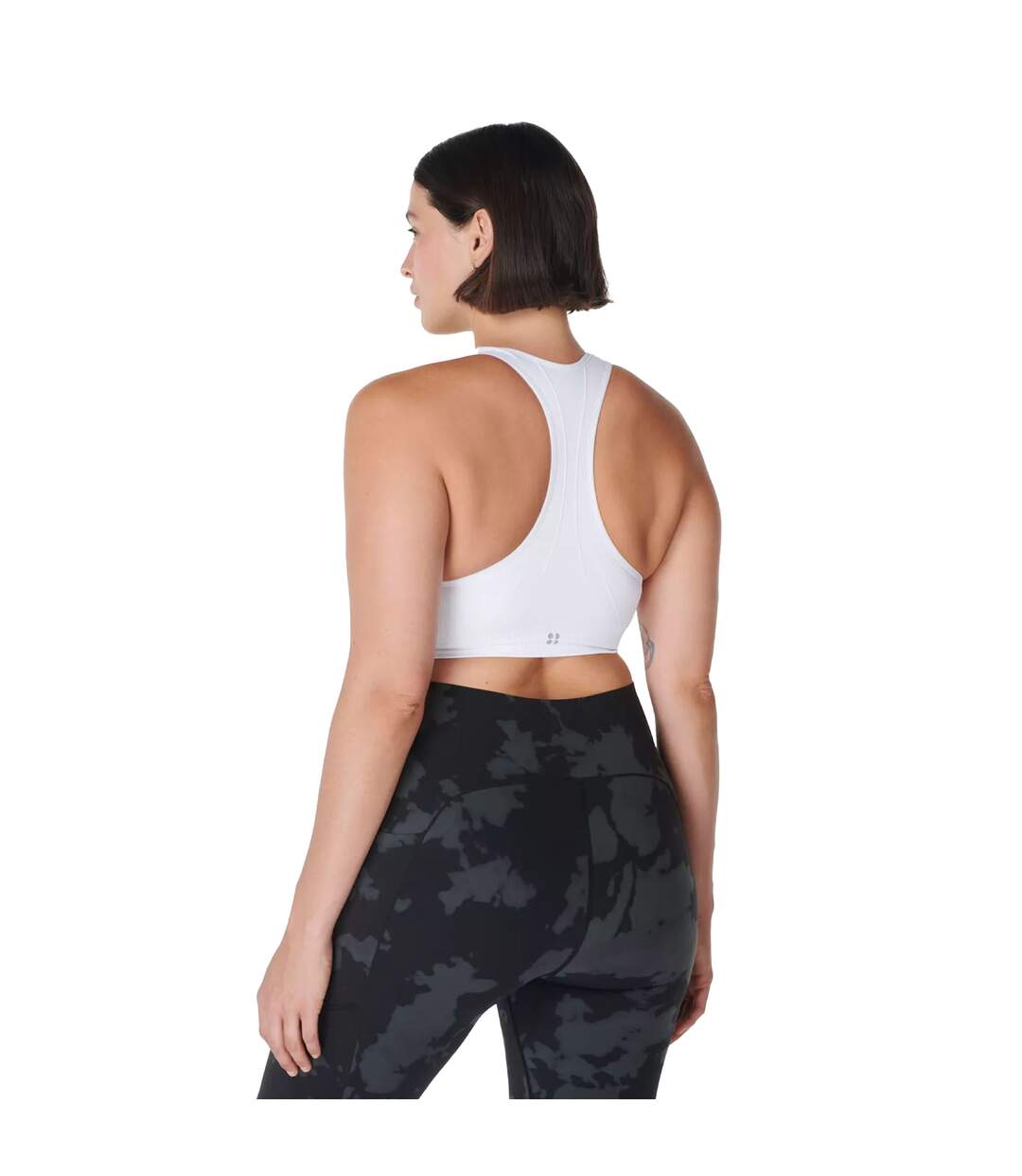 Brassière De Sport Entraînement Stamina Femme Blanc Sweaty Betty-3