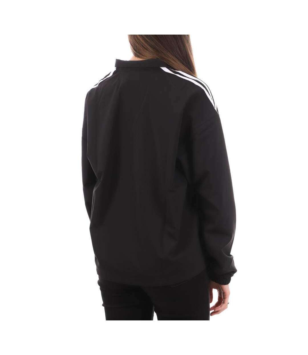 Veste 1/4 Zip Noir Femme Adidas Halfzip - 36-2