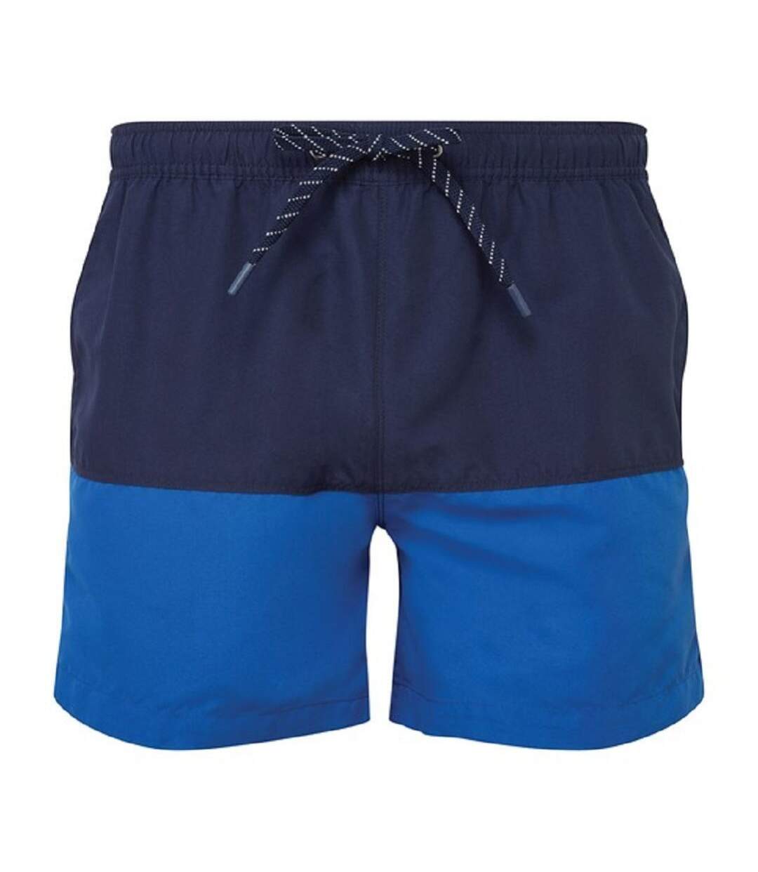 short de bain pour homme - AQ056 - bleu marine et bleu roi-1