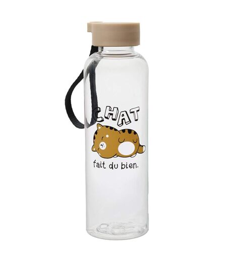 Bouteille en plastique 55cl collection KAWAII Chat