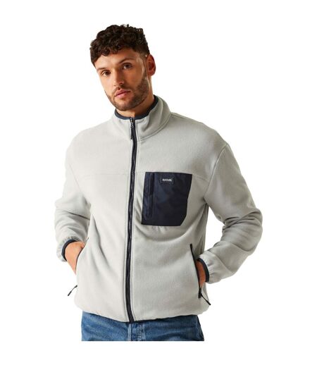 Veste Polaire Frankie Homme Gris Argenté Bleu Marine Regatta