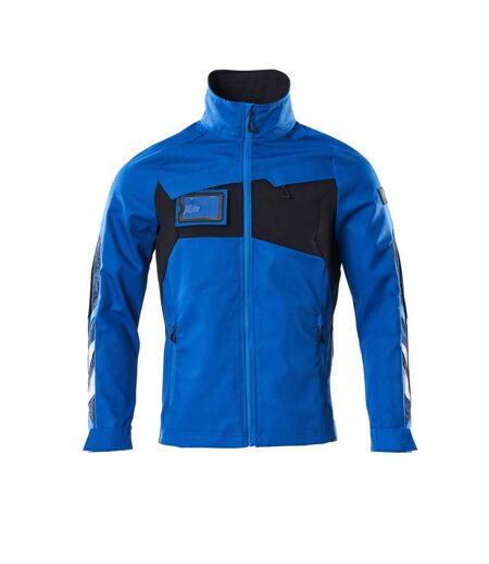 Mens Accelerate Stretch Jacket Azure Blue Dark Navy Mascot