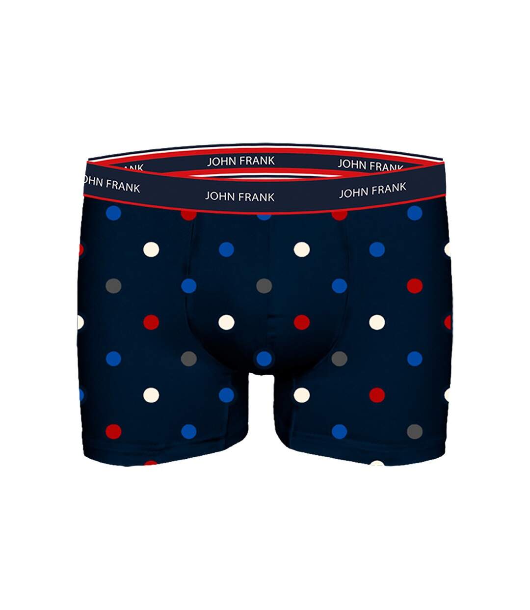 Boxer Homme JOHN FRANK Confort et Qualité en Coton Premium Pack de 3 Boxers JF3BNSB03-2