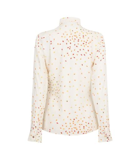 Womens/ladies Leaf Formal Shirt Cream Musto
