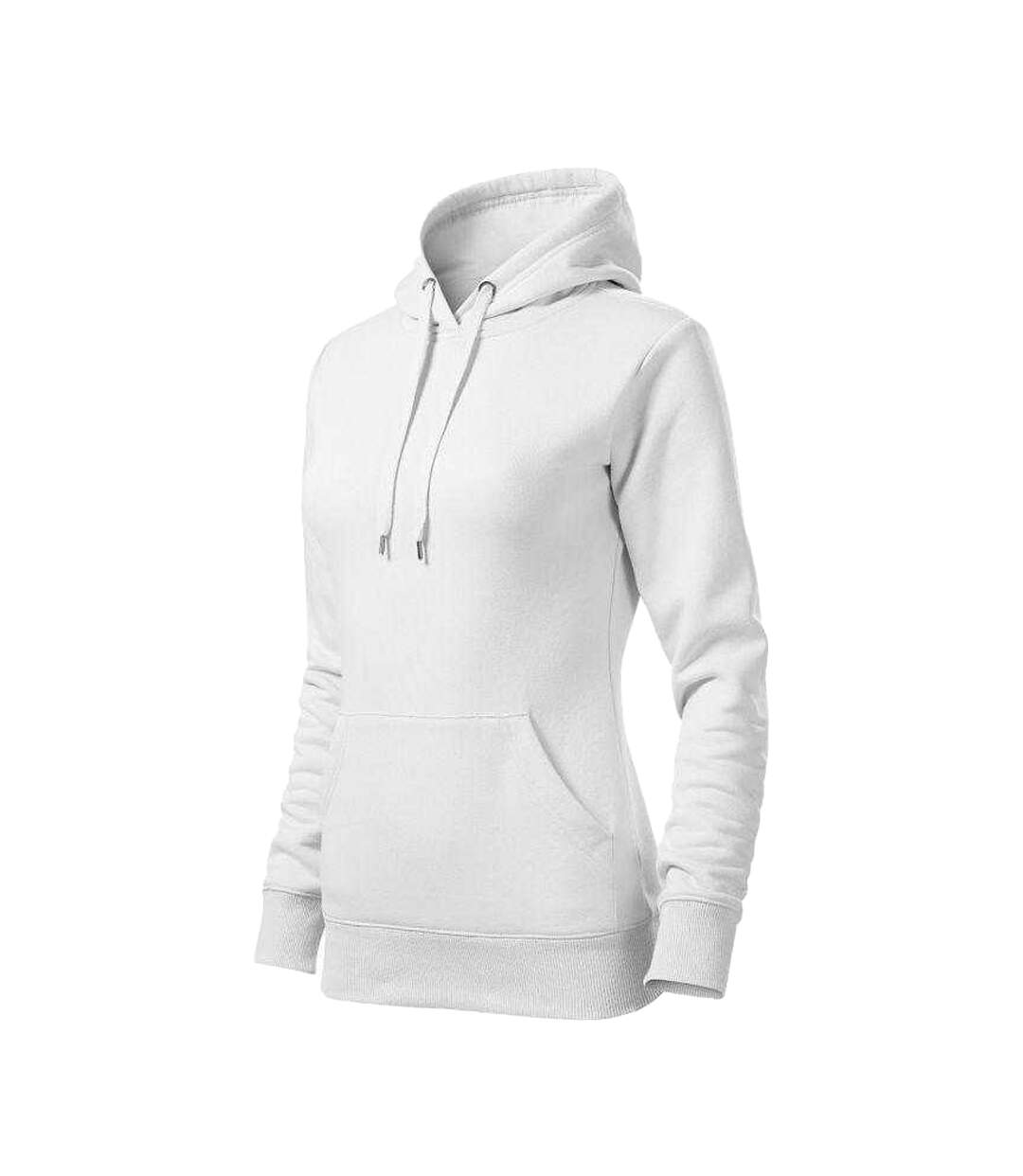 Sweat À Capuche Cape Free Femme Blanc Malfini-3