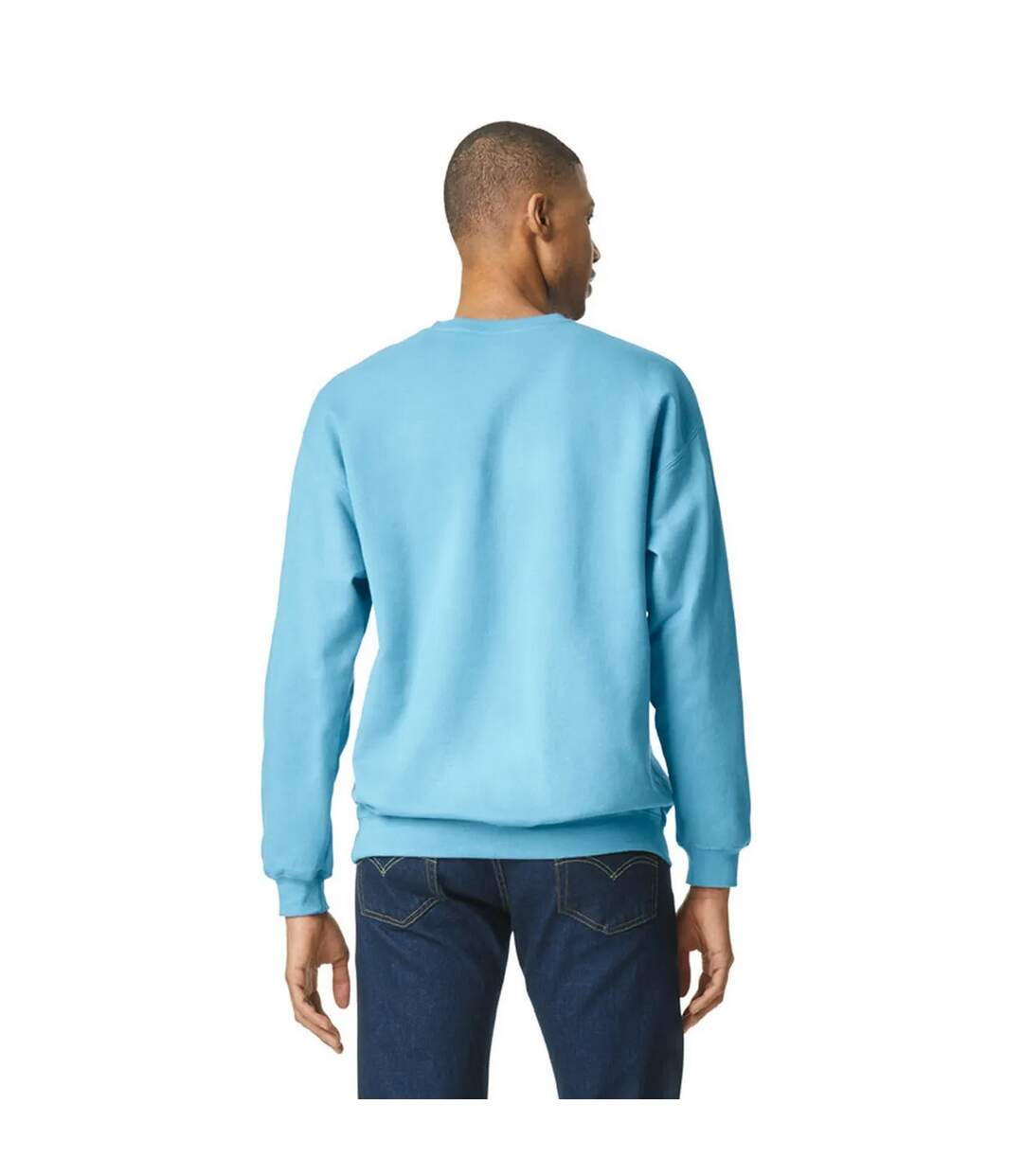 Sweat Softstyle Adulte Ciel Gildan-3