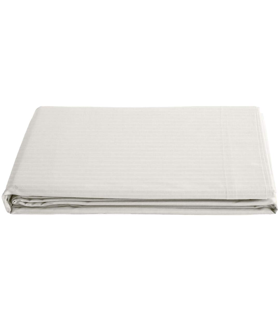 Drap plat satin de coton CONCERTO A rayures-1