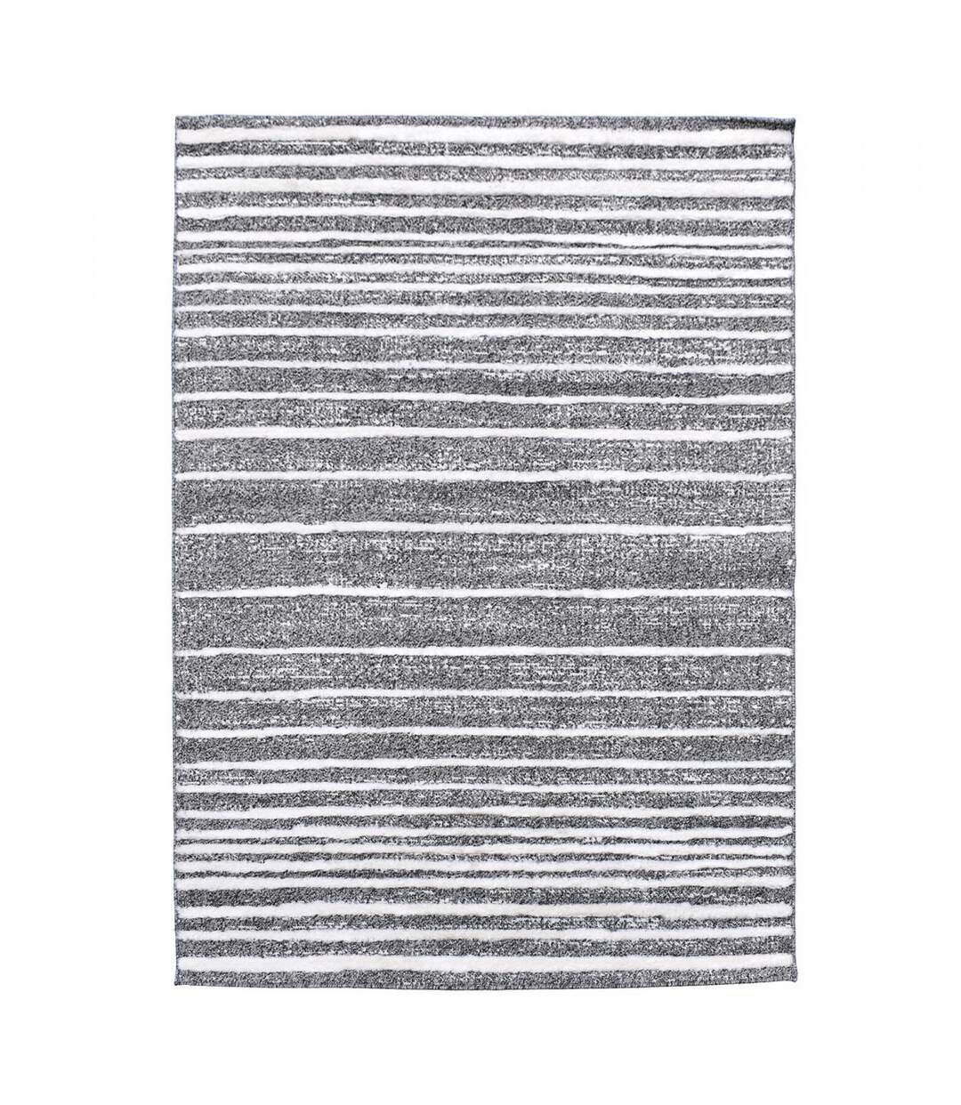 Tapis longs poils shaggy tissé motif géométrique LOLABE-1