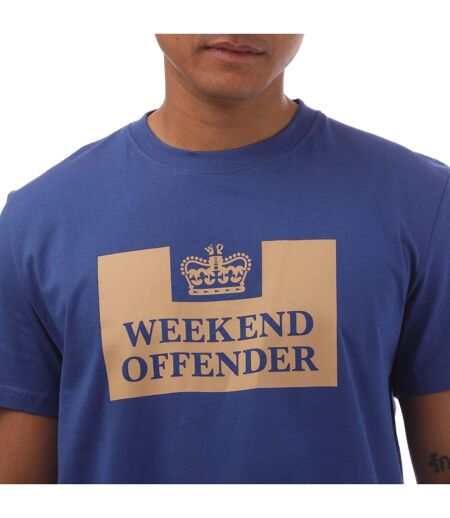 T-shirt Mcmoney Homme Bleu Roi Weekend Offender