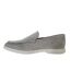 Mens Francis Suede Slip-on Loafers Grey Nicholas Deakins-2