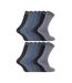 12 Pairs Mens Cushioned Crew Hiking Walking Boot Socks-1