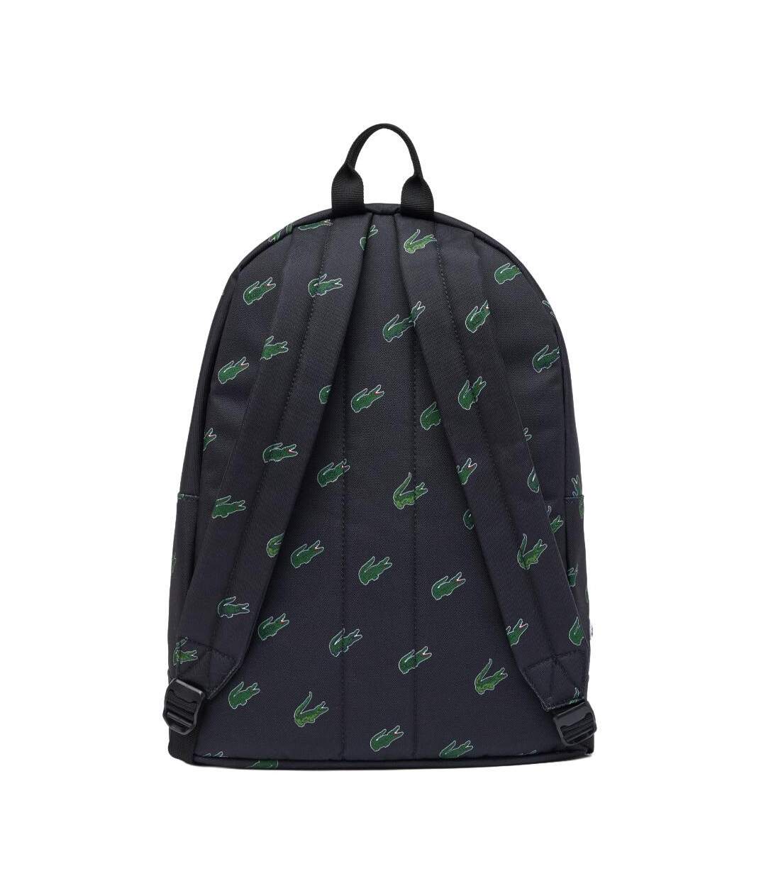 Sac à dos noir mixte lacoste backpack-2