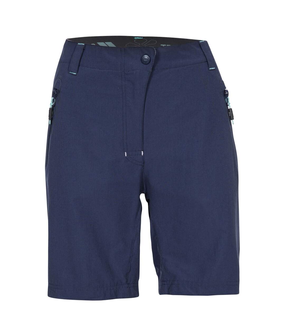 Short de randonnée brooksy femme bleu marine Trespass-1