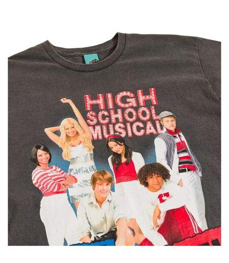 T-shirt Motif/style Rétro Adulte Charbon High School Musical