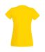 Fruit Of The Loom Ladies/Womens Lady-Fit Valueweight Short Sleeve T-Shirt (Yellow) - UTBC1354