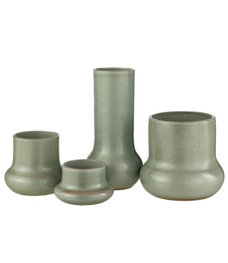 Vase en Céramique Organique 40cm Vert
