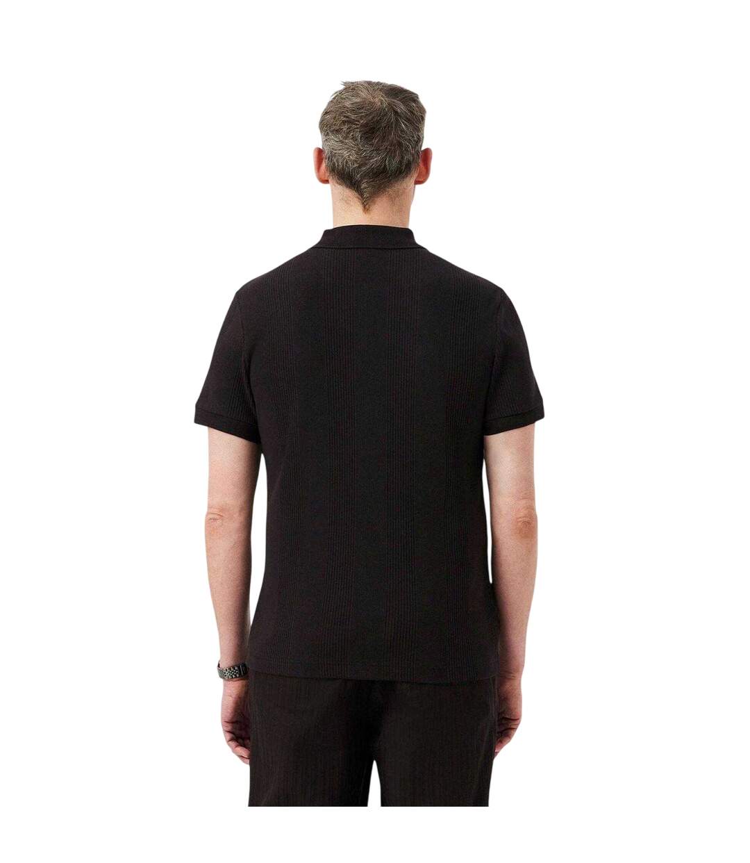 Polo Motif/style À Rayures Homme Marron Lacoste-3