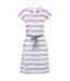 Trespass Lidia Womens Round Neck Cotton Dress (Multicolored Stripe) - UTTP4700