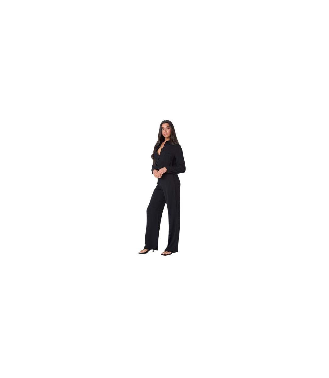 Chemise Manches Longues Femme Noir I Saw It First-1