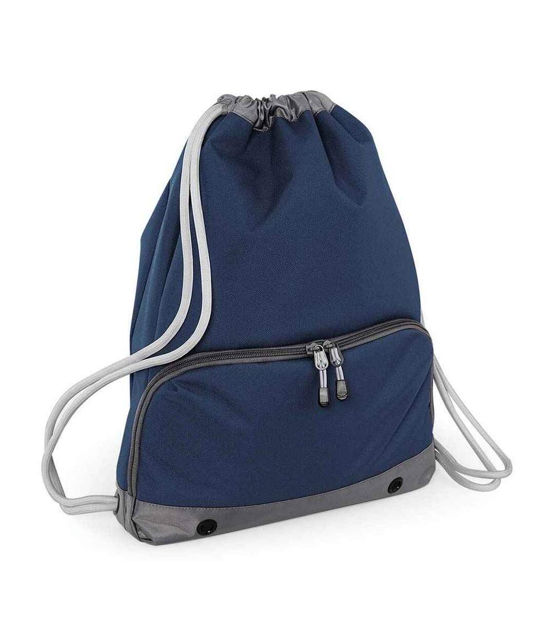 Athleisure Drawstring Bag One Size French Navy Bagbase-1