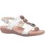 Sandales rosa femmes beige Fleet & Foster