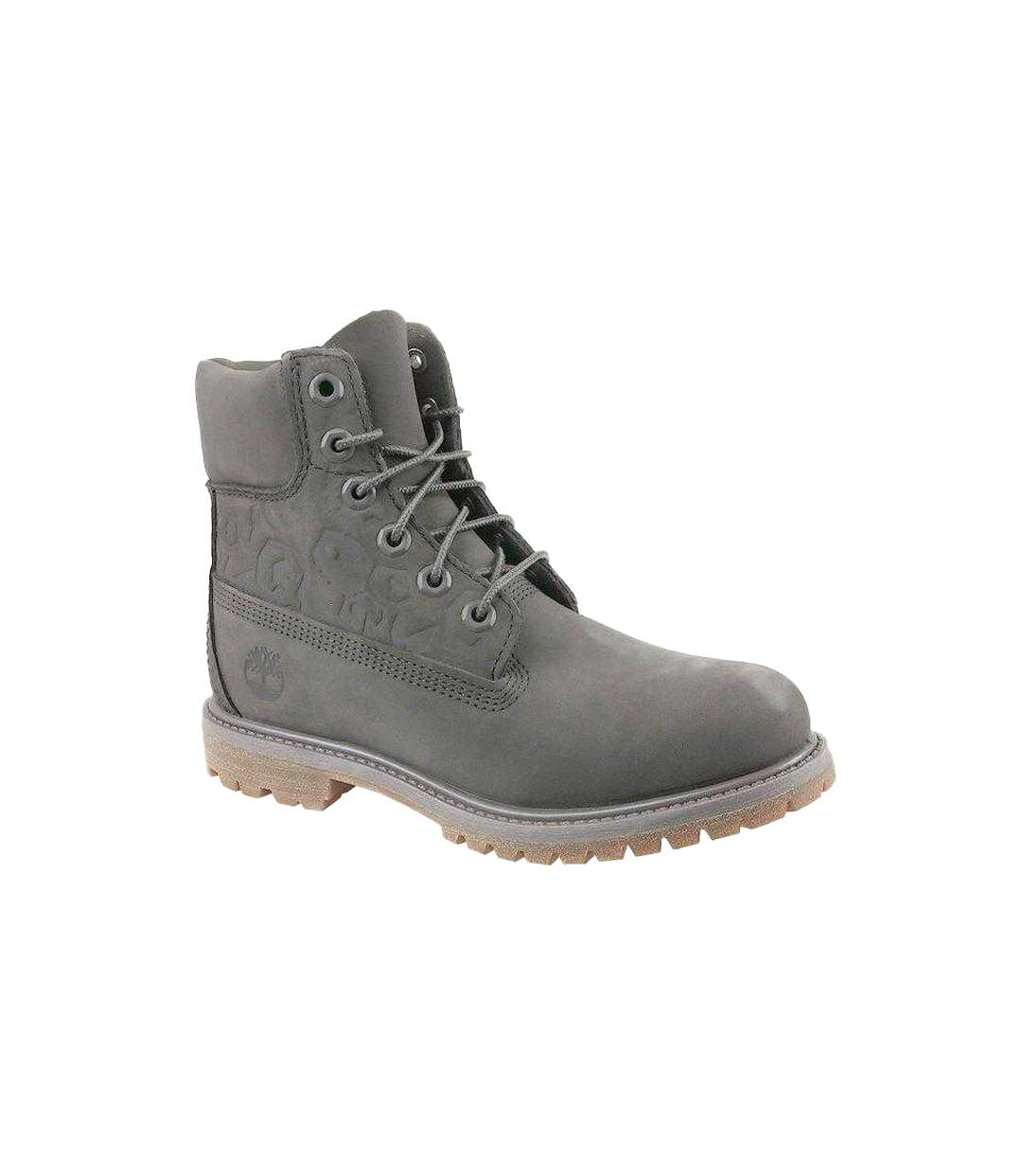 Chaussures Montantes De Randonnée In Premium Femme Gris Timberland-1