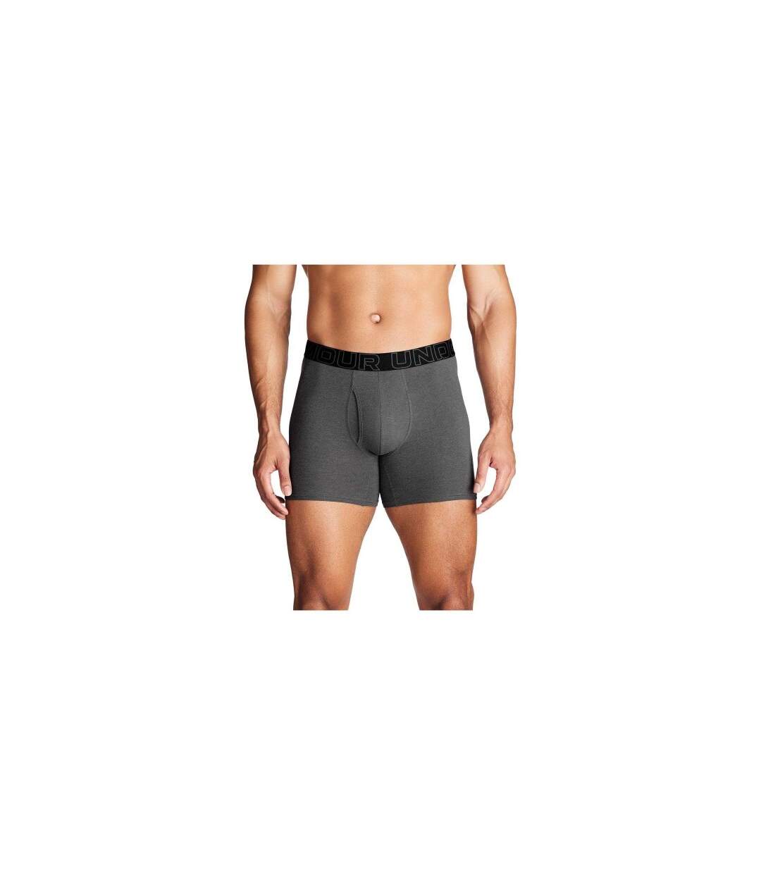 Lot De 3  Boxers Performance Homme Noir Rouge Gris Under Armour-1