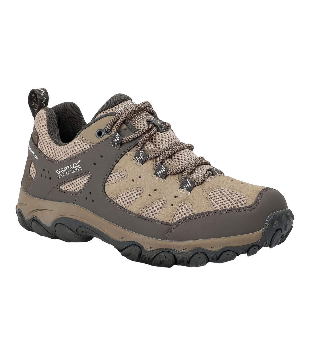 Chaussures De Marche Edgepoint Femme Taupe Clair Marron Regatta-1