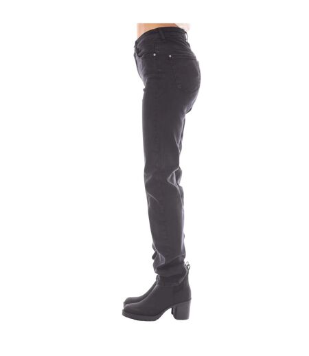 Womens/ladies sui mid rise slim jeans black Only