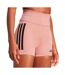 Short rose/noir femme adidas jg6146-1