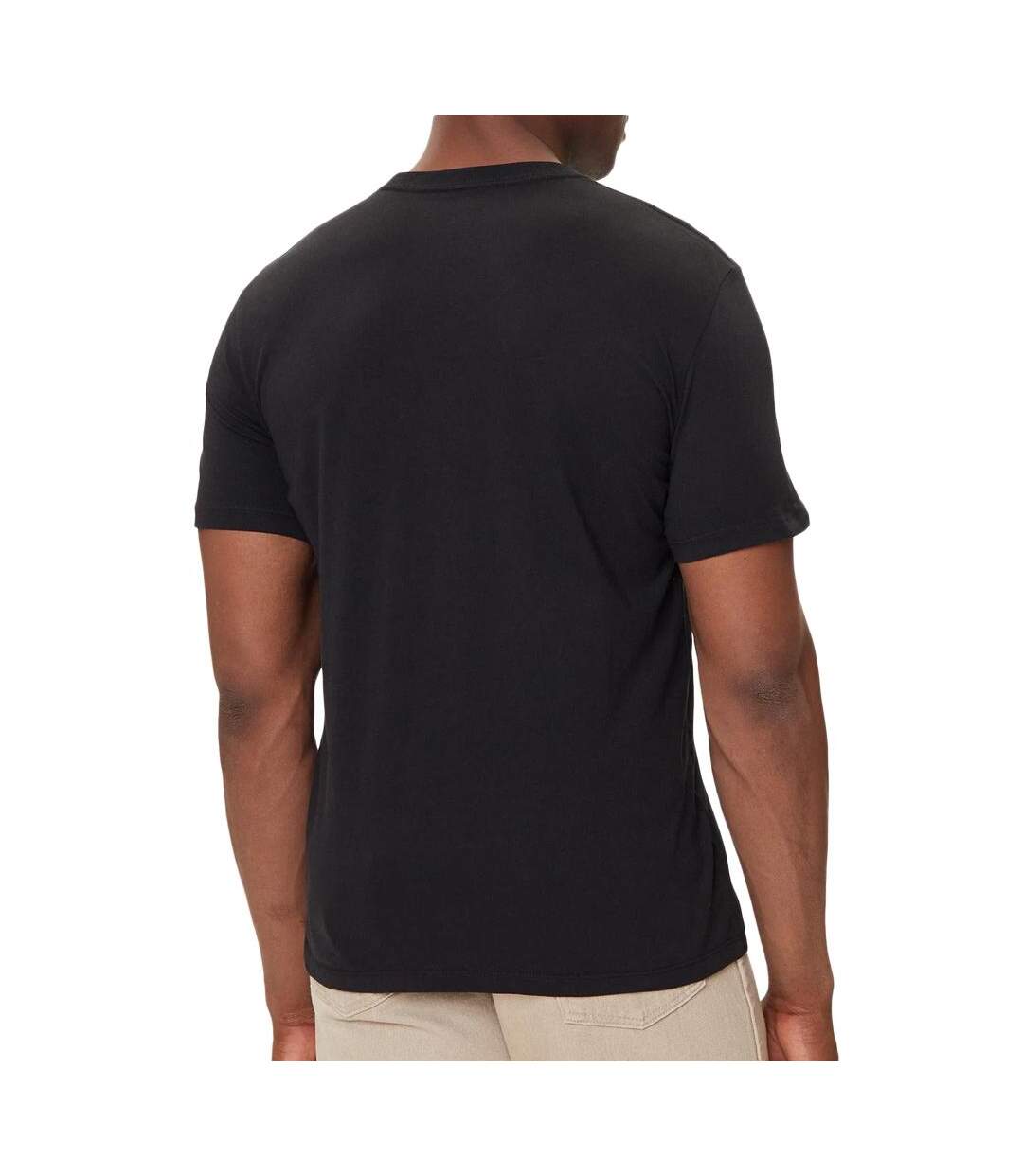 T-Shirt noir homme calvin klein jeans gradient-2