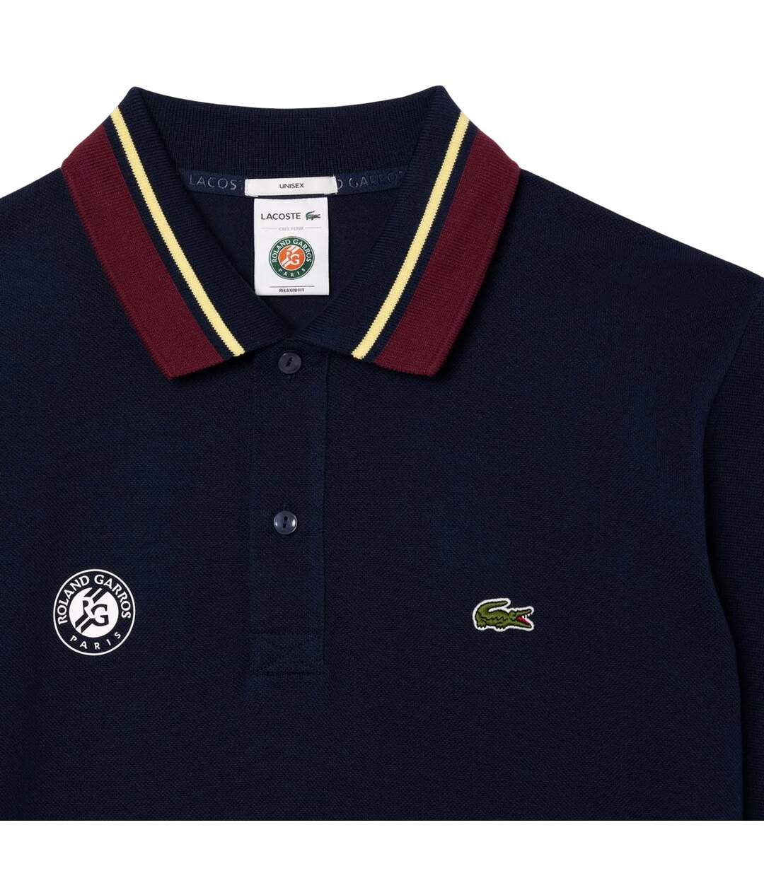 Unisex Adult Rolandgarros Edition Umpire Sport Polo Shirt Blue Lacoste-2