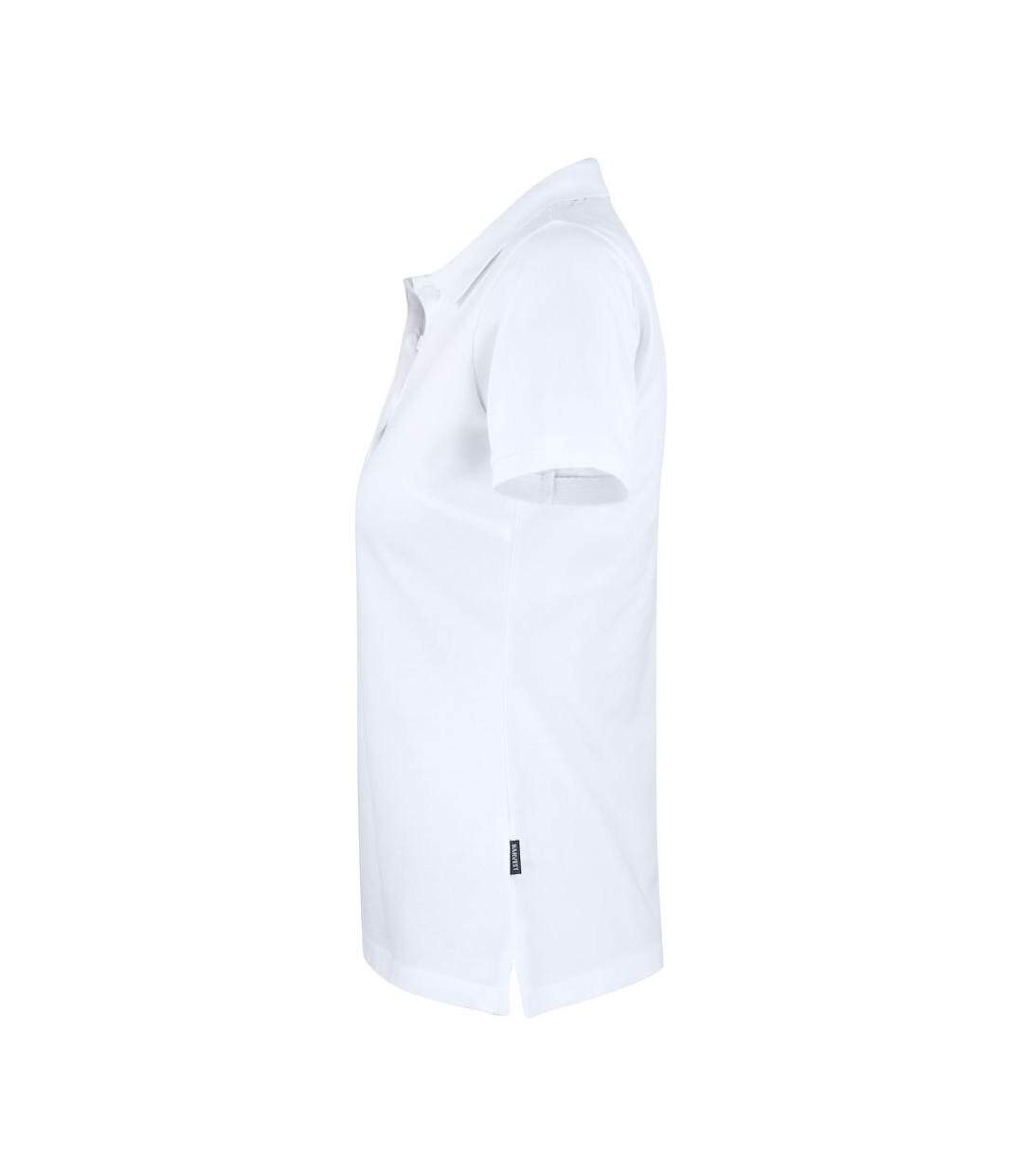 Womens/ladies Sunset Polo Shirt White James Harvest-3