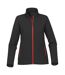 Veste Softshell Orbiter Femme Noir Rouge Vif Stormtech-1