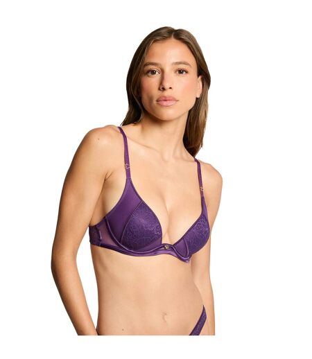 Soutien-gorge coques moulées violet Louna