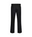 Mens Cotton Blend Suit Trousers Black Hugo-2