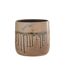 Cache-Pot en Céramique Droplet 18cm Beige-1