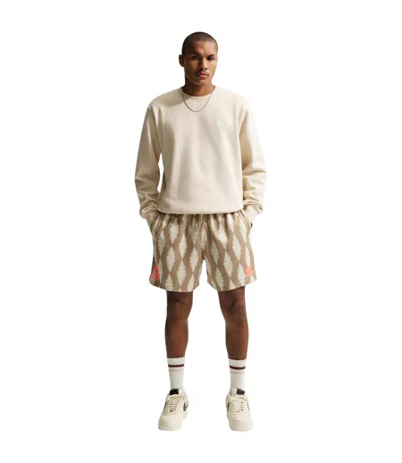 Sweat Club Homme Kaki Clair Blanc Nike