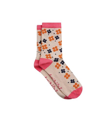 Chaussettes parade femme orange brique Weird Fish